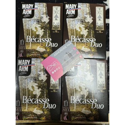MARYARM BECASSE DUO BOURRE ARX CAL 12 PLOMB 8+10 MARYARM BECASSE DUO BOURRE ARX CAL 12 PLOMB 8+10