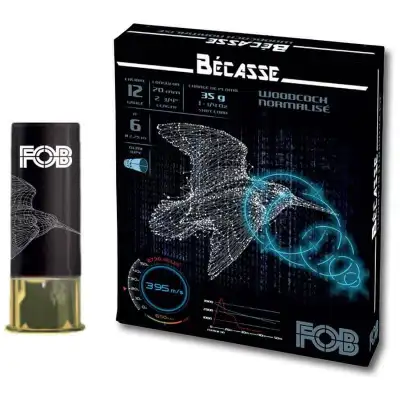 Cartouches FOB Bécasse 12/70 – 35 g bourre jupe, pack de 20