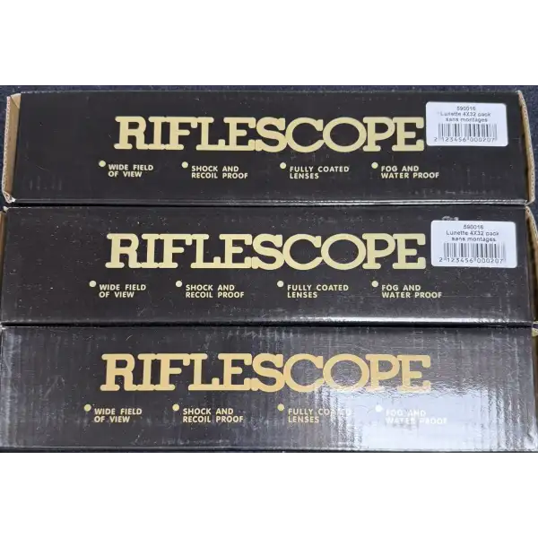 Lunette 4x32 avec montage rail de 11mm pour 22LR ou 4.5 LIV GRATIS