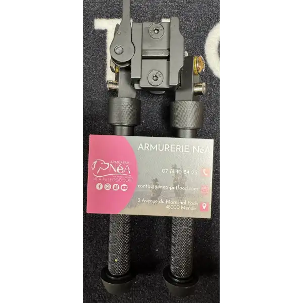 Bipieds pliables à 360° support 11mm et 20mm – Livraison gratuite