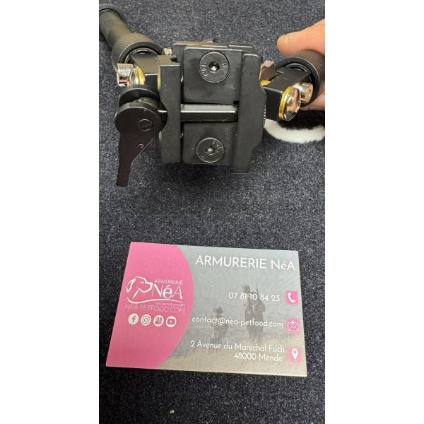 Bipieds pliables à 360° support 11mm et 20mm – Livraison gratuite