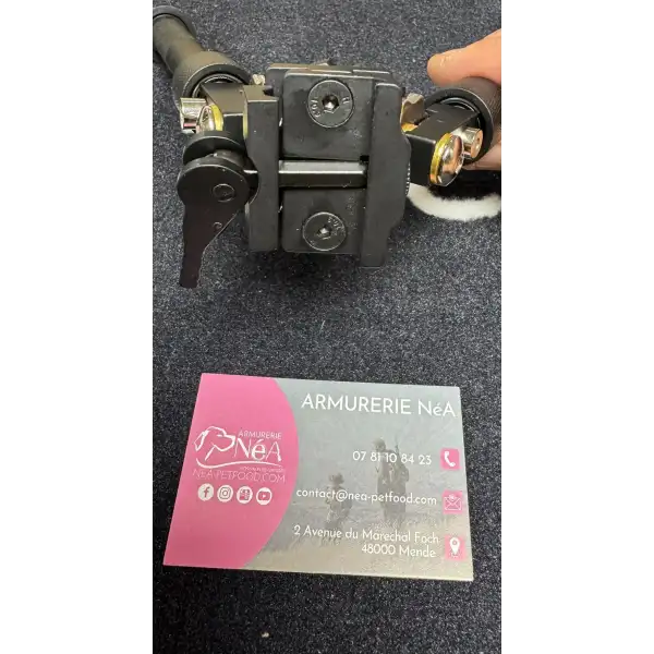 Bipieds pliables à 360° support 11mm et 20mm – Livraison gratuite