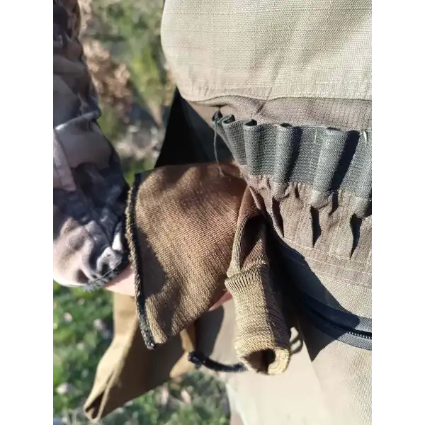 Cette chaussette pour fusil se range facilement dans la veste ou carnier