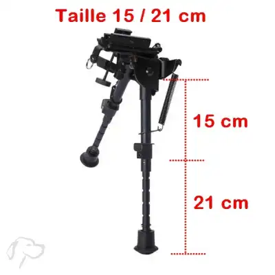 Bipied type Harris 15-21 cm