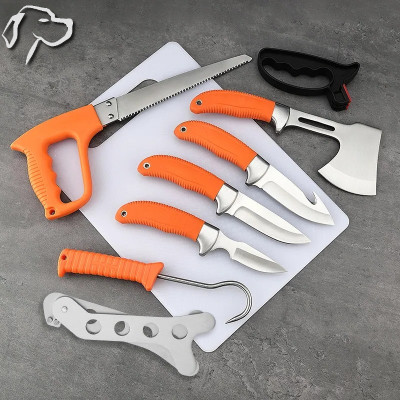 Set de Couteaux de Dépeçage Professionnel Spécial Chasse et Boucherie Set de Couteaux de Dépeçage Professionnel Spécial Chasse et Boucherie