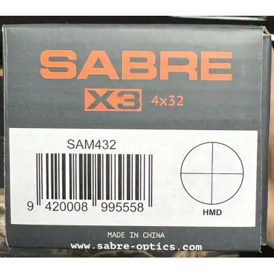 DESTOCK Lunette X3 4X32 HMD SABRE