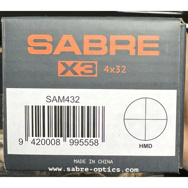 DESTOCK Lunette X3 4X32 HMD SABRE