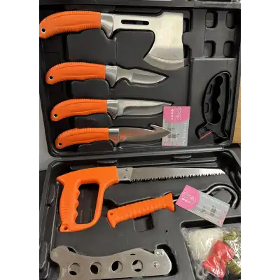 Set de Couteaux de Dépeçage Professionnel Spécial Chasse et Boucherie Set de Couteaux de Dépeçage Professionnel Spécial Chasse et Boucherie