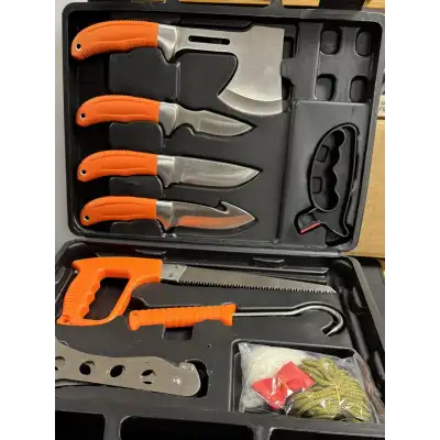 Set de Couteaux de Dépeçage Professionnel Spécial Chasse et Boucherie Set de Couteaux de Dépeçage Professionnel Spécial Chasse et Boucherie