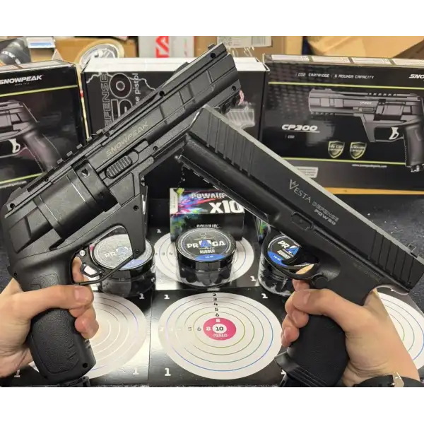 REVOLVER CP300 C50 13 JOULES VS VESTA DEFENSE PDW50