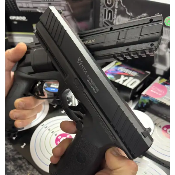 REVOLVER CP300 C50 13 JOULES VS VESTA DEFENSE PDW50