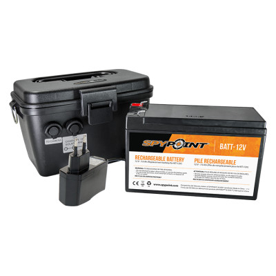 KIT BATTERIE POUR VOTRE CAMERA SPYPOINT 12V