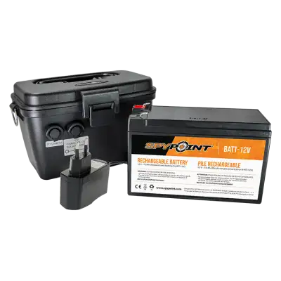 KIT BATTERIE POUR VOTRE CAMERA SPYPOINT 12V