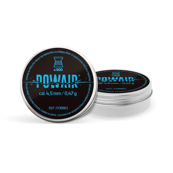 PLOMBS PLATS POWAIR C4.5 X 500 carabine 4.5 LIV OFFERTE