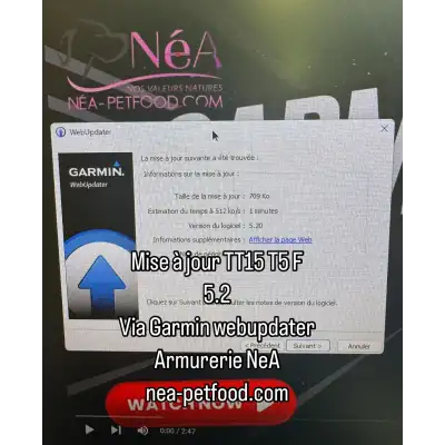 Mise a jour, Entretien GARMIN ALPHA 100 TT15 TT25