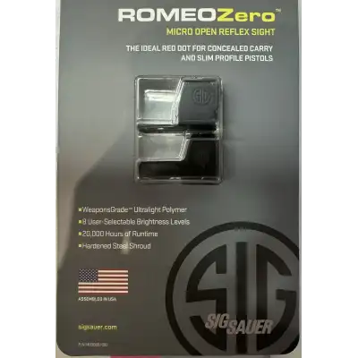 Viseur point rouge Roméo Zéro 3 MOA SIG SAUER 1x24mm Viseur point rouge Roméo Zéro 3 MOA SIG SAUER 1x24mm