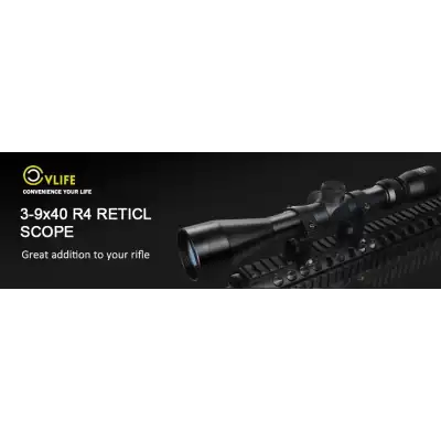 CVLIFE 3-9x40 R4 Réticule Croix Lunette Liv Offerte