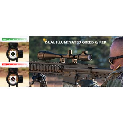 CVLIFE 3-9x40 R4 Réticule Croix Lunette Liv Offerte