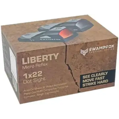 Viseur point rouge LIBERTY 1X22 3MOA SWAMPFOX Viseur point rouge LIBERTY 1X22 3MOA SWAMPFOX