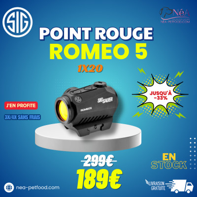 Viseur point rouge ROMEO5 SIGSAUER 1x20 LIV OFFERTE