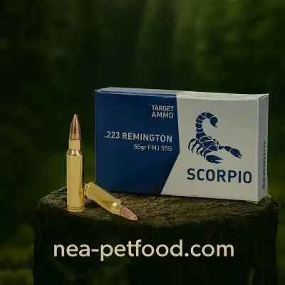 Munitions STV Scorpio calibre .223 Rem FMJ 55gr — précision fiable