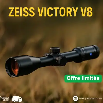 ZEISS VICTORY V8 2.8-20x56 - RÉTICULE LUMINEUX 60 - FIXATION RAIL