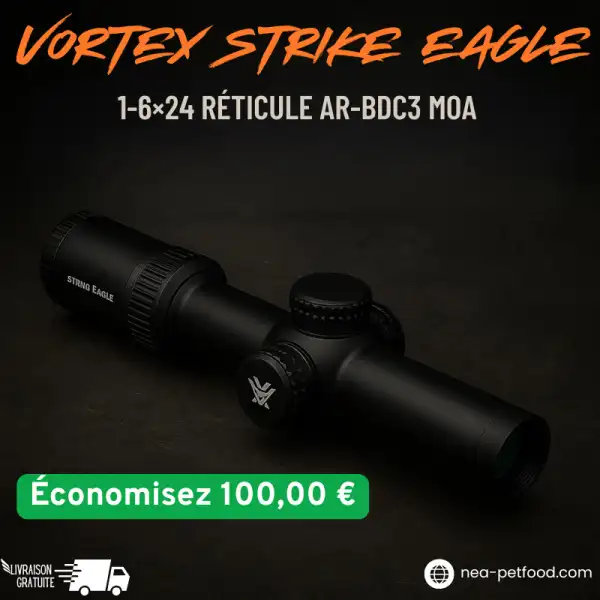 Vortex Strike Eagle 1-6x24 Réticule AR-BDC3 Moa LIVRAISON OFFERTE