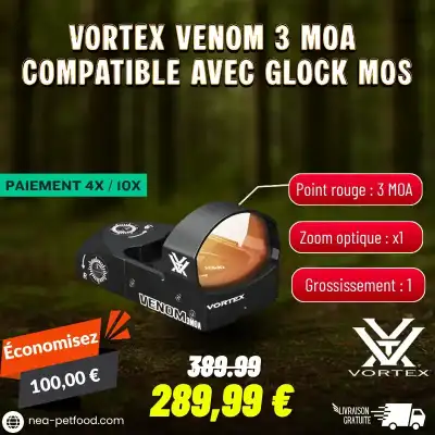 Point Rouge Vortex Venom 3 MOA Compatible avec Glock MOS%price%