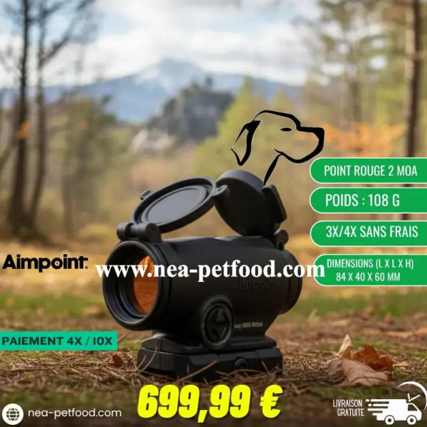 Point rouge Aimpoint DUTY RDS 2 MOA – Militaire & Précis699,99&nbsp;€
