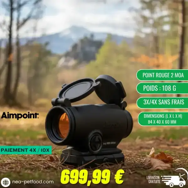 Point rouge Aimpoint DUTY RDS 2 MOA – Militaire & Précis583,33 €