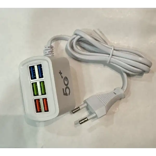 Chargeur avec prise murale 6 ports USB collier TT25