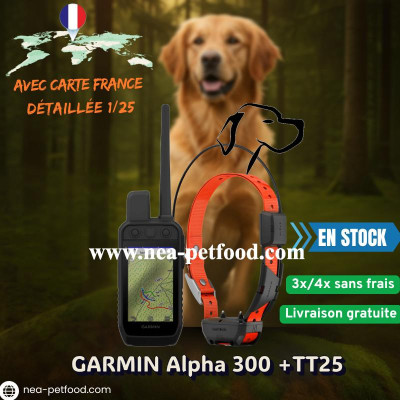 Alpha 300 TT25 GARMIN avec carte France détaillée LIV GRATIS