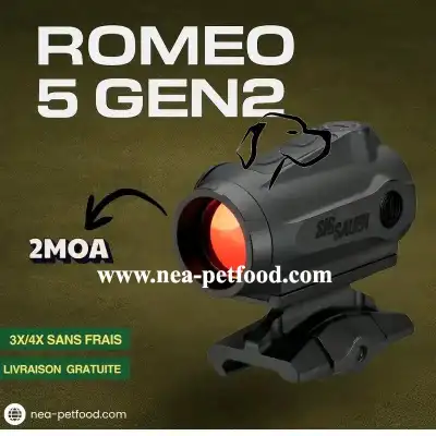 SIG SAUER ROMEO 5 GEN2 2 MOA – VISEUR POINT ROUGE ULTRA COMPACT