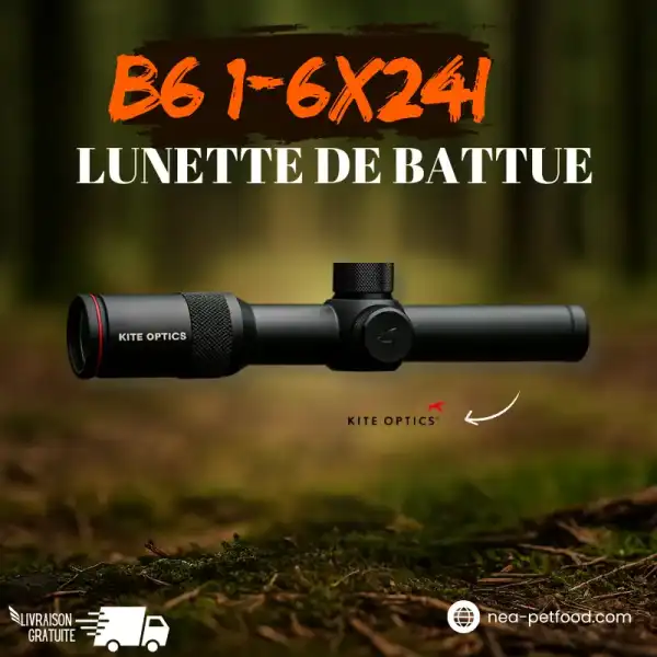 1-6X24I Lunette de battue KITE OPTICS ret.4A-I Lumineux