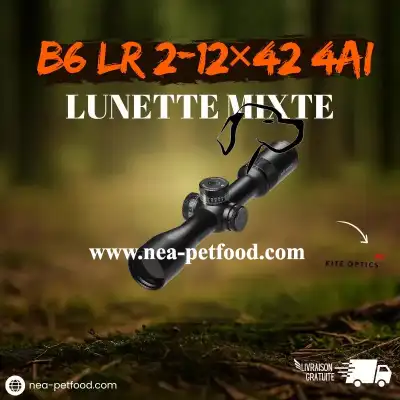 B6 LR 2-12x42 ret.4A-I Lumineux lunette de tir KITE OPTICS
