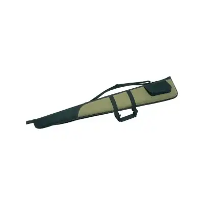 Fourreau fusil vert de 130cm Januel avec poche noire et bretelle
