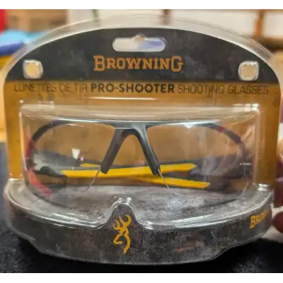 Lunette de tir Proshooter transparente "shooting glasses" Browning