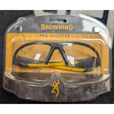 Lunette de tir Proshooter transparente "shooting glasses" Browning