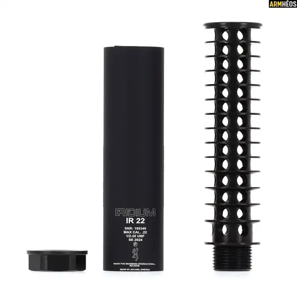 Modérateur de son IRIDIUM IR.22 – Filetage 1/2x28UNF