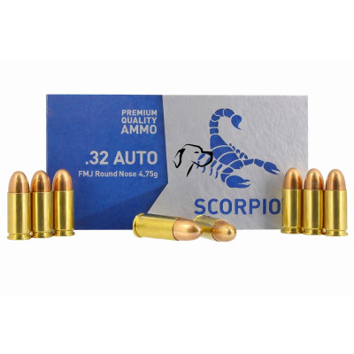 Munitions - STV - Scorpio 7.65/32 Auto LIV OFFERTE
