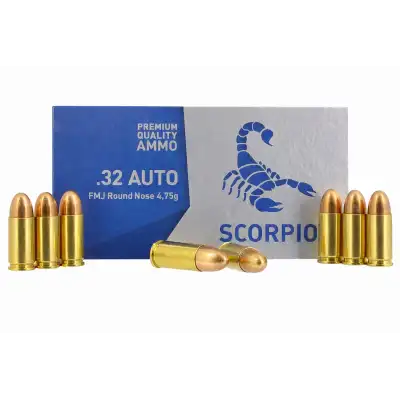 Munitions - STV - Scorpio 7.65/32 Auto LIV OFFERTE