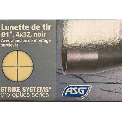 Lunette 4X32 RAIL 11mm STRIKE SYSTEMS ASG LIVRAISON GRATUITE