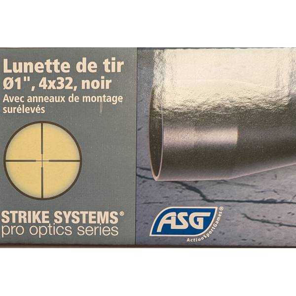 Lunette 4X32 RAIL 11mm STRIKE SYSTEMS ASG LIVRAISON GRATUITE