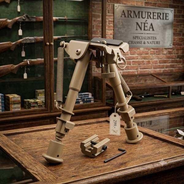 Bipied CVLIFE 6-9 pouces pour carabine de chasse Armurerie NeA