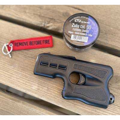 Pistolet Delta 1.50 CO2 Black 4 Coups Calibre 50 - Modèle C50