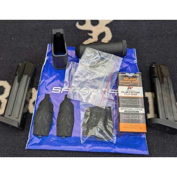 Pistolet Sarsilmaz SAR9 9mm – Arme de poing tactique, fiable et ergonomique pour tireur exigeant