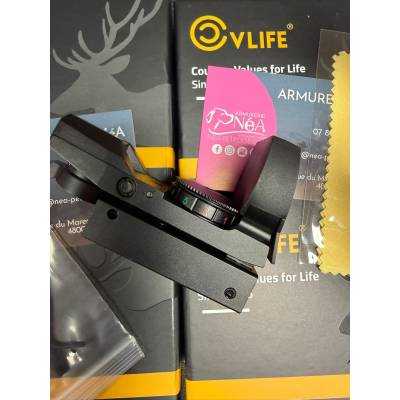 Molette de luminosité rouge et verte du point rouge CVLIFE FoxSpook Molette de luminosité rouge et verte du point rouge CVLIFE FoxSpook