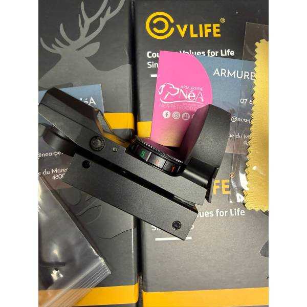Molette de luminosité rouge et verte du point rouge CVLIFE FoxSpook