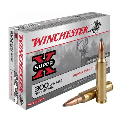 Balle Winchester Power-Point .300 Win Mag 180 gr