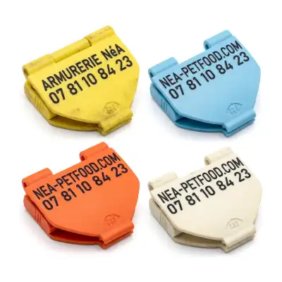 Attache d'antenne gravée pour collier Garmin, numéro de téléphone personnalisé